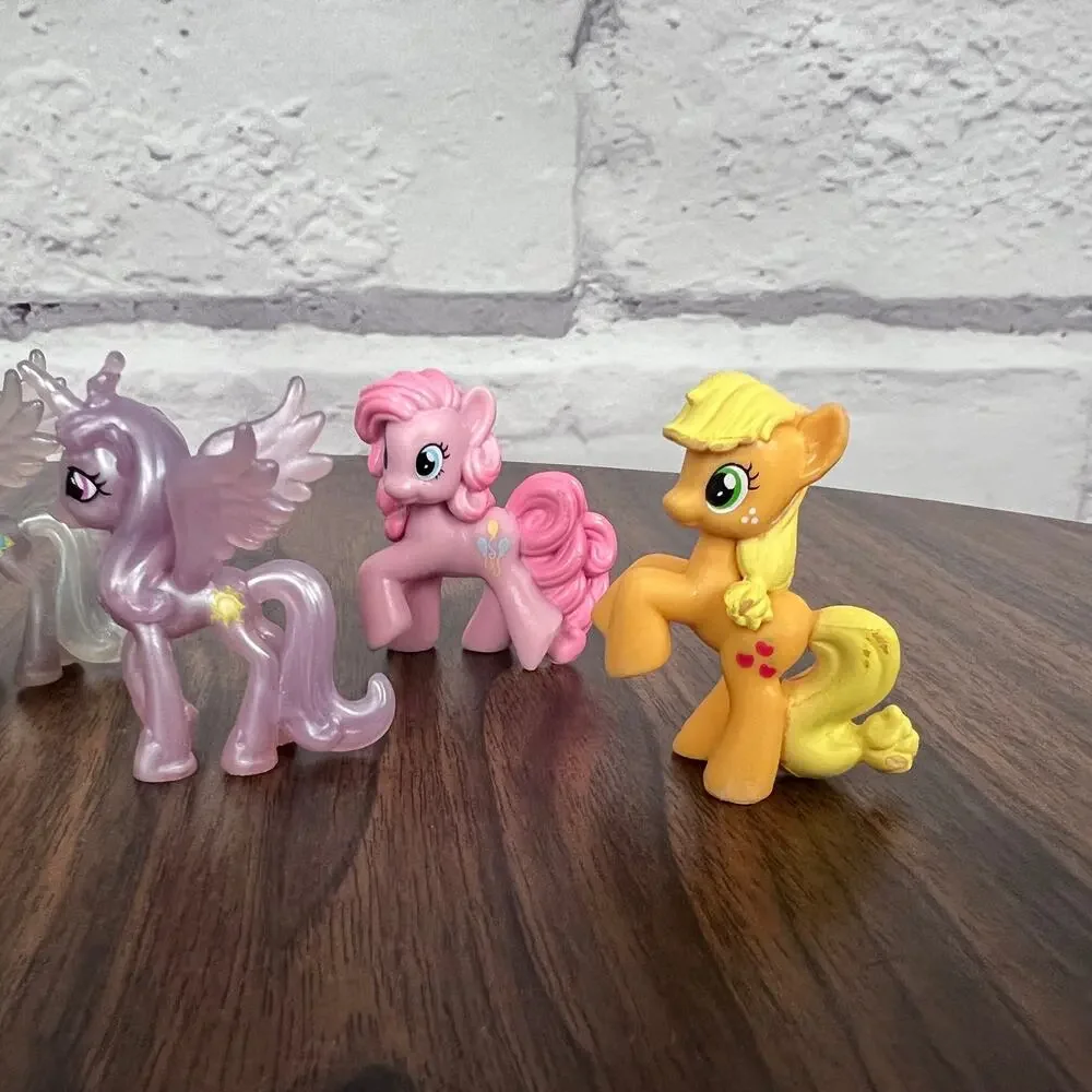 My Little Pony G4 Blind Bag Mini Figure Lot of 7 Pinkie Pie Applejack Princesses